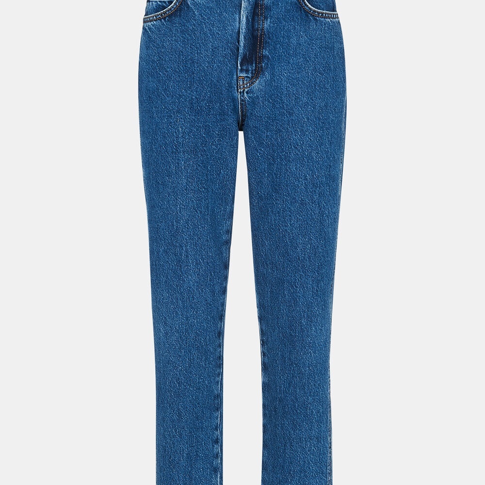 Whistles Authentic Slim Frayed Jeans